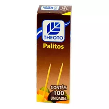 100 Palitos De Dente Em Madeira Eco Theoto 