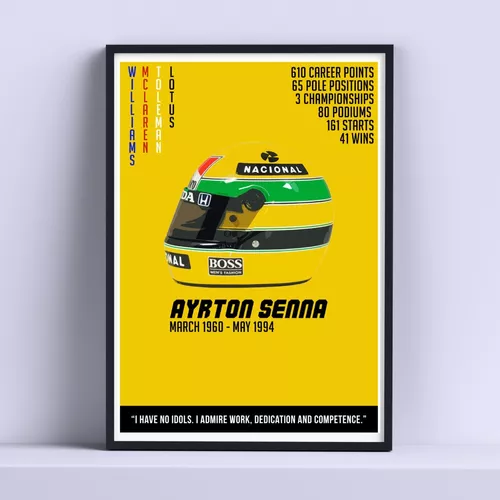 Tercera imagen para búsqueda de casco ayrton senna