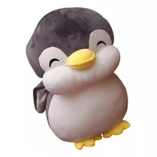 Pinguim De Pelúcia 30cm Antialérgico Para Decorar E Brincar