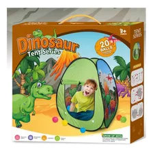 Juguete Carpa Plegable Con Pelotas Infantil Dinosaurios