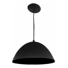 Colgante Pvc 26cm 1luz E27apto Led C122 Negro Ferrolux