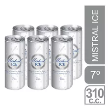Pack 6 Cóctel Mistral Ice Blend 310cc