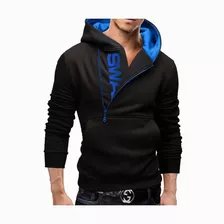 Hoodie Sudaderas Hombres Moda Sudadera Sudadera Negra