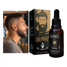 Tónico Aceite Activador De Barba Crecimiento Old School