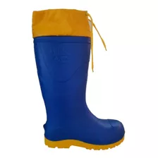 Bota Ultraleve Azul Náutica Baspan Cano Longo