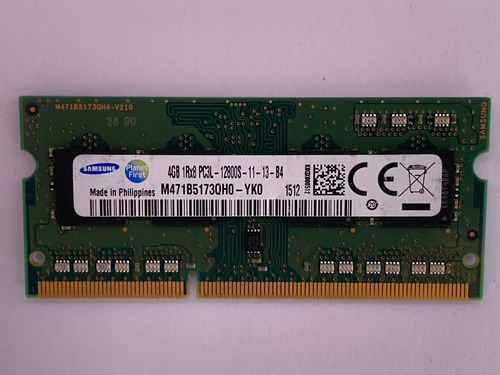 Memoria Ram Ddr3l 4gb Samsung Para Laptop
