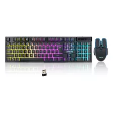 Chonchow Wireless Gaming Keyboard And Mouse Combo, Rechargea