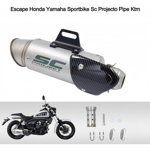 Escape Honda Yamaha Sportbike Sc Projecto Pipe Ktm Foto 2