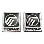 Emblema Letrero Topaz Adherible