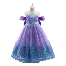 Vestido De Sirenita Sirena Princesa Fiesta Para Niñas