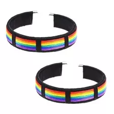 2 Pulseras Pride, Queer, Lgbt, Arcoíris (2 Piezas)