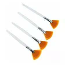 Brocha De Abanico - Fciqven 4 Pcs Facial Brushes Fan Mask Br