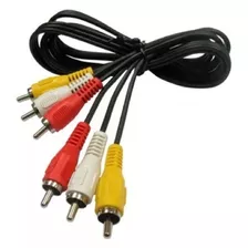 Cable Audio Y Video Rca 3 Plug A 3 Plug 1.8 Mts Envio Gratis
