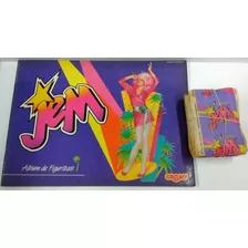 Jem Album De Figuritas + 50 Sobres Cerrados Cromy Nuevo