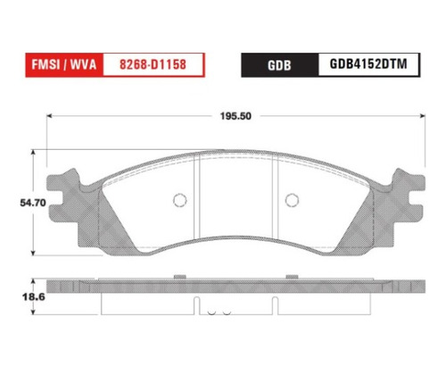 Balatas Ford Explorer 2006-2010 Cermica Delanteras Foto 3