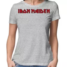 Remera Mujer Iron Maiden 100% Algodón Calidad Premium 4