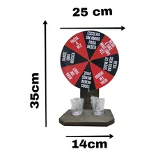  2 Unid Jogos Roda Shot Roleta Tequila Drink Diversão