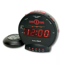 Sonic Alert Sbb500ss Sonic Bomb Loud Despertador Con Doble C