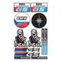 Set Stickers Bmw Racing Personaliza Moto Y Equipo 10