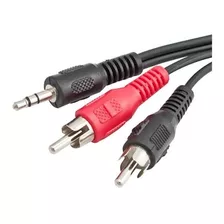 Cables Audio 2 Rca X 1plug (2x1) Largo 1.8mts