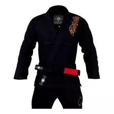 Kimono Black Ace Player Gold - Preto