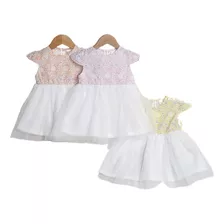 Vestido Para Bebes Casual Verano Modelo Falda Tul Ah-199