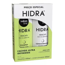  Kit Shampoo E Condicionador Hidra Cachos Definido Salon Line