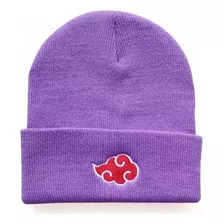 Gorro Pasamontaña Violeta Akatsuki Nube Roja Naruto 