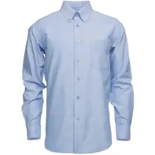 Camisa Oxford Manga Larga