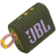 Bocina Jbl Go 3 Portátil Con Bluetooth Waterproof Green 