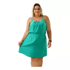 Vestido Curto Plus Size Feminino Soltinho Alta Qualidade