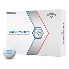 Pelotas Golf Callaway Supersoft Caja Por 12 Unidades Color Blanco