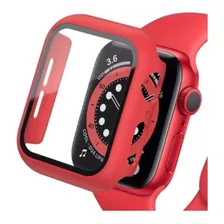 Protector Para Apple Watch Serie 7 Case 360 Vidrio 41mm 