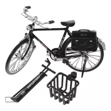 Bicicleta Em Miniatura Clássica De Metal 18 Centimetros