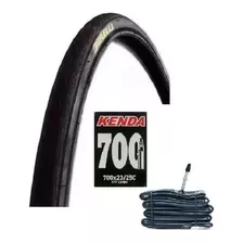 Pneu Pirelli Tornado Alfa 700x25 Bike Speed + Camara Kenda Cor Preto