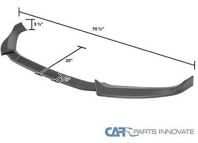 Fit 17-18 Audi A4 S4 Sedan Matte Black Front Bumper Lip  Ttx Foto 2