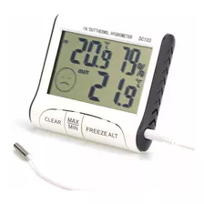 10pçs Termo-higrômetro Digital (umidade /temp.) Com Sonda