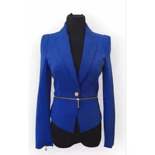 Saco Blazer Forever 21 Azul Royal Talla L