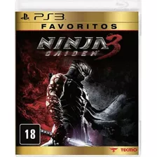 Ninja Gaiden 3 Jogo Ps3 Midia Fisica - Original Seminovo