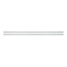 Par De Baqueta De Silicone Flexível P/ Tocar Percussão Luen Cor Branco Tamanho 8x420mm