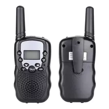 Handy Walkie Talkie Woki Toki Intercomunicadores 22 Canal X2 Negro 400-470