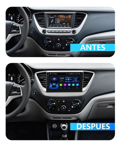 Android Hyundai Accent 2018-2022 Gps Radio Touch Mirrorlink Foto 8