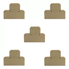 5 Tampas Final Para Conector Mdb4-4/2 Modelo Mat-d Metaltex