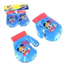 Luva De Boxe Infantil Mickey Mouse Da Disney Azul 