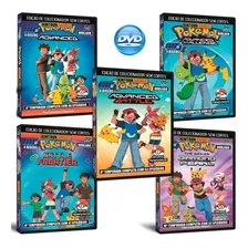 Pokémon 6ª Até A 10ª Temporada Completas E Dubladas Em Dvd