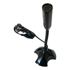 Microfone Para Pc/ Usb/ Desktop Com Suporte De Ajustvel 360