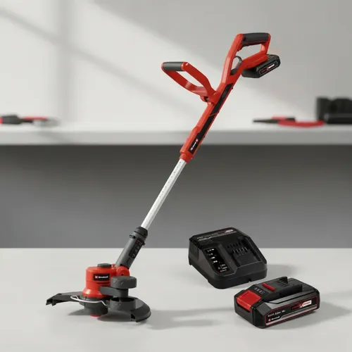 Kit Einhell: Bordeadora Inalámbrica Rojo 18/30 Li + Cargador Y Batería 18v 2.5ah Litio