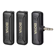 Microfone Boya By-wm3t2-m2 Lapela Sem Fio Wireless Plug P2