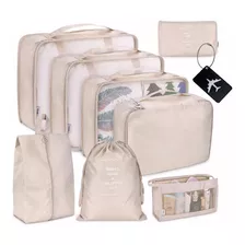 Set 9 Bolsas Organizadoras De Maletas Para Viaje Impermeable