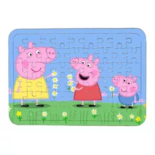 Rompecabezas Peppa Pig De Cartón 54 Piezas